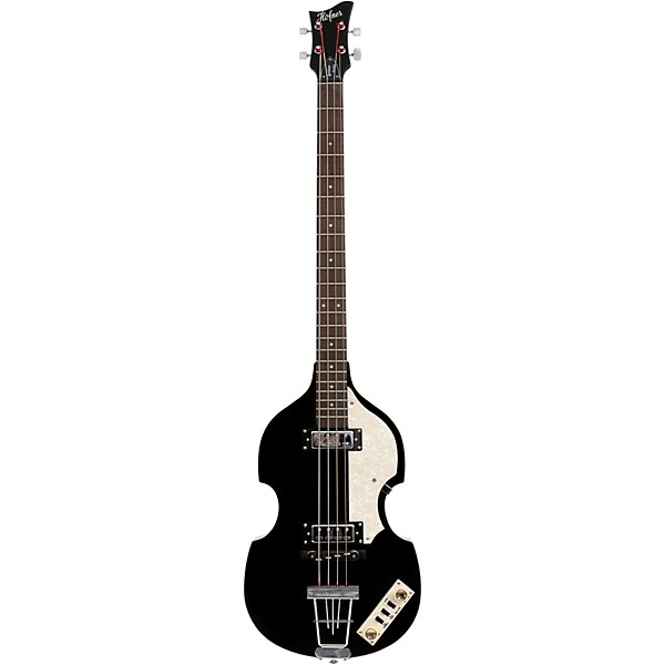 Hofner Ignition Series Short-Scale Violin Bass Guitar Black