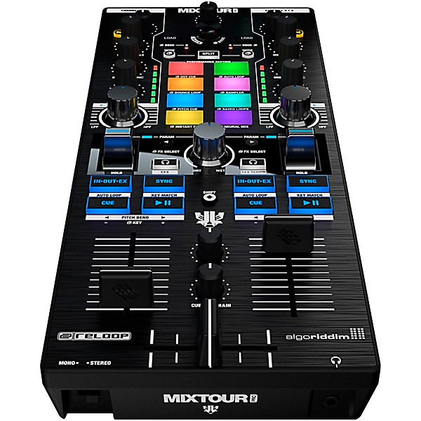 Open Box Reloop Reloop Mixtour Pro Portable 4-Deck DJ Controller