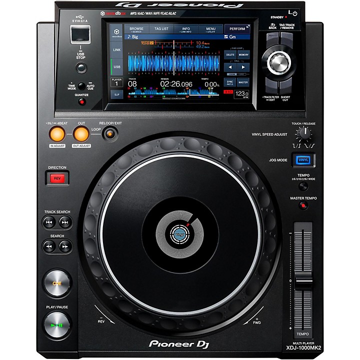 Open Box Pioneer DJ XDJ-1000MK2 Digital Performance Multi-Player