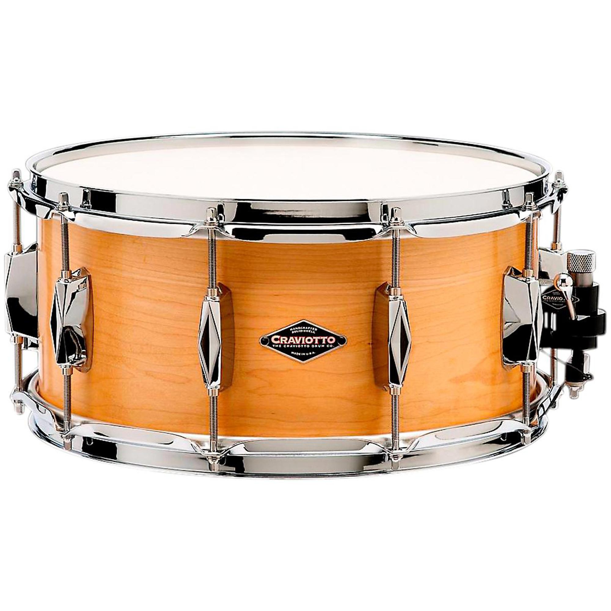 Craviotto Johnny C Solid Maple Snare Drum 14x5.5 Inch | Guitar Center
