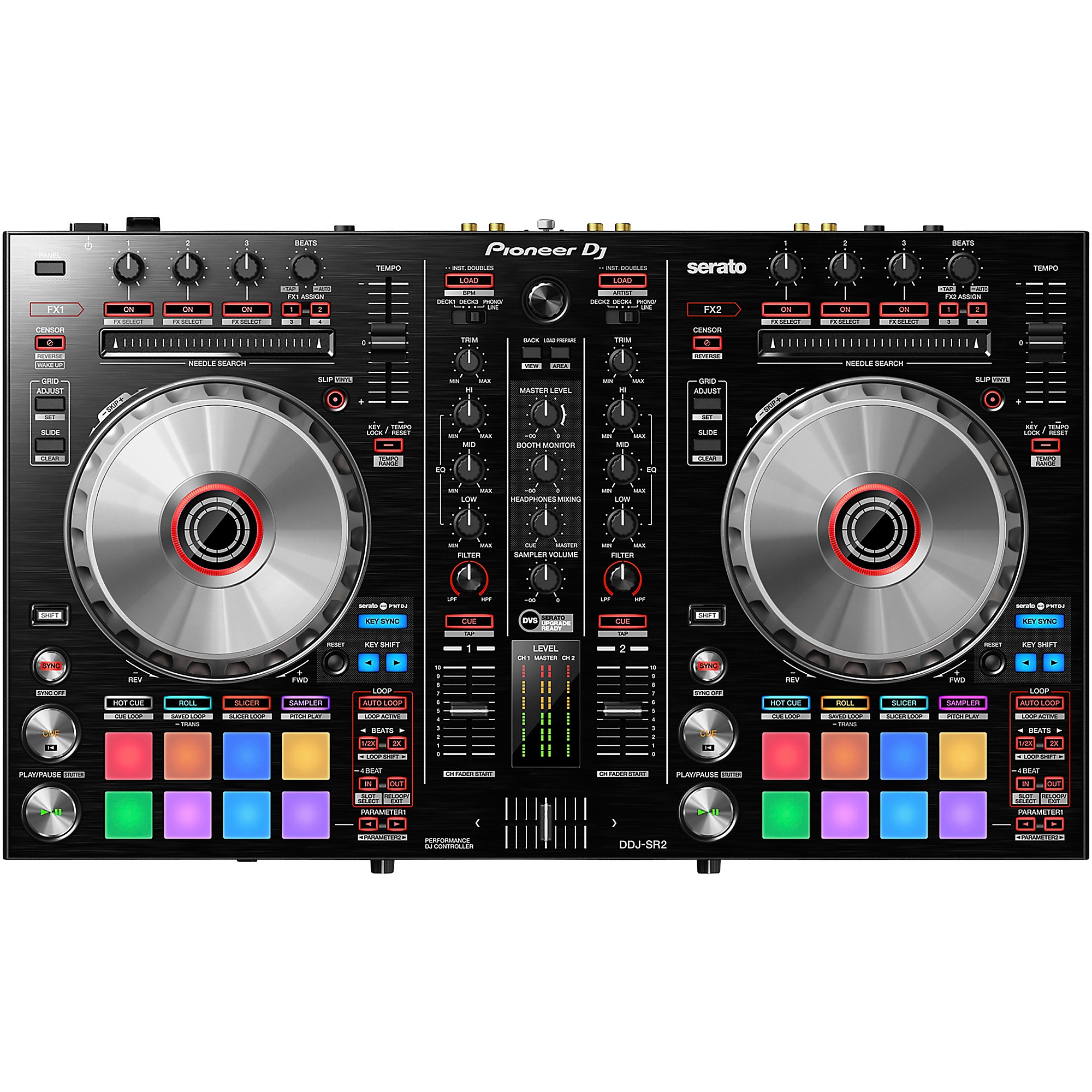 Open Box Pioneer DJ DDJ-SR2 2-Channel Serato DJ Controller