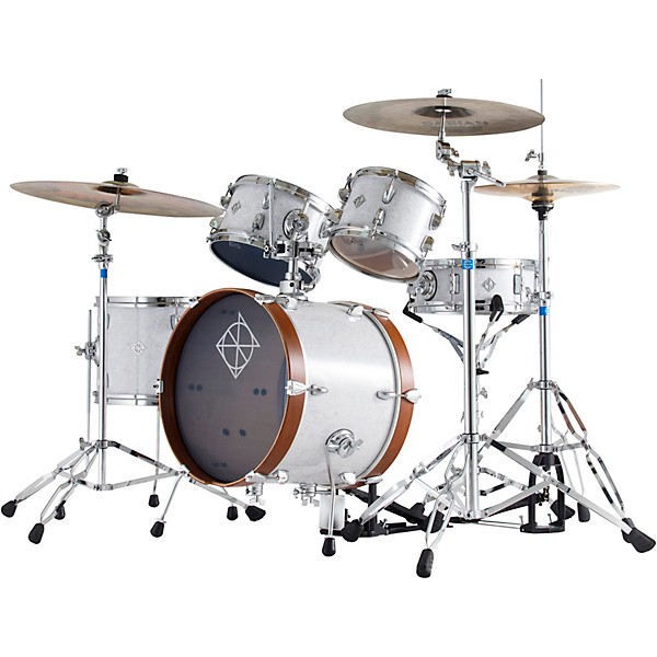 Dixon Jet Set Plus 5-Piece Shell Pack Sub Zero White | Guitar Center