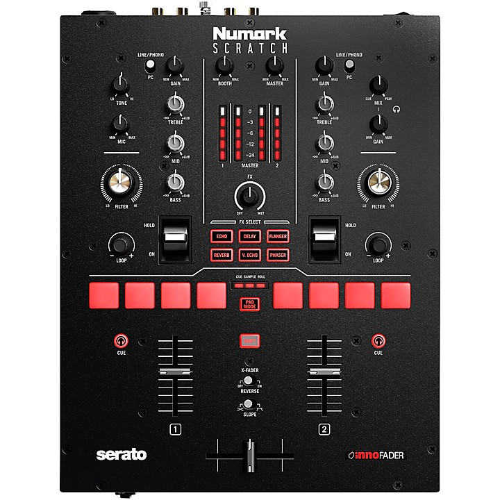 Open Box Numark Scratch 2-Channel DJ Mixer for Serato DJ Pro