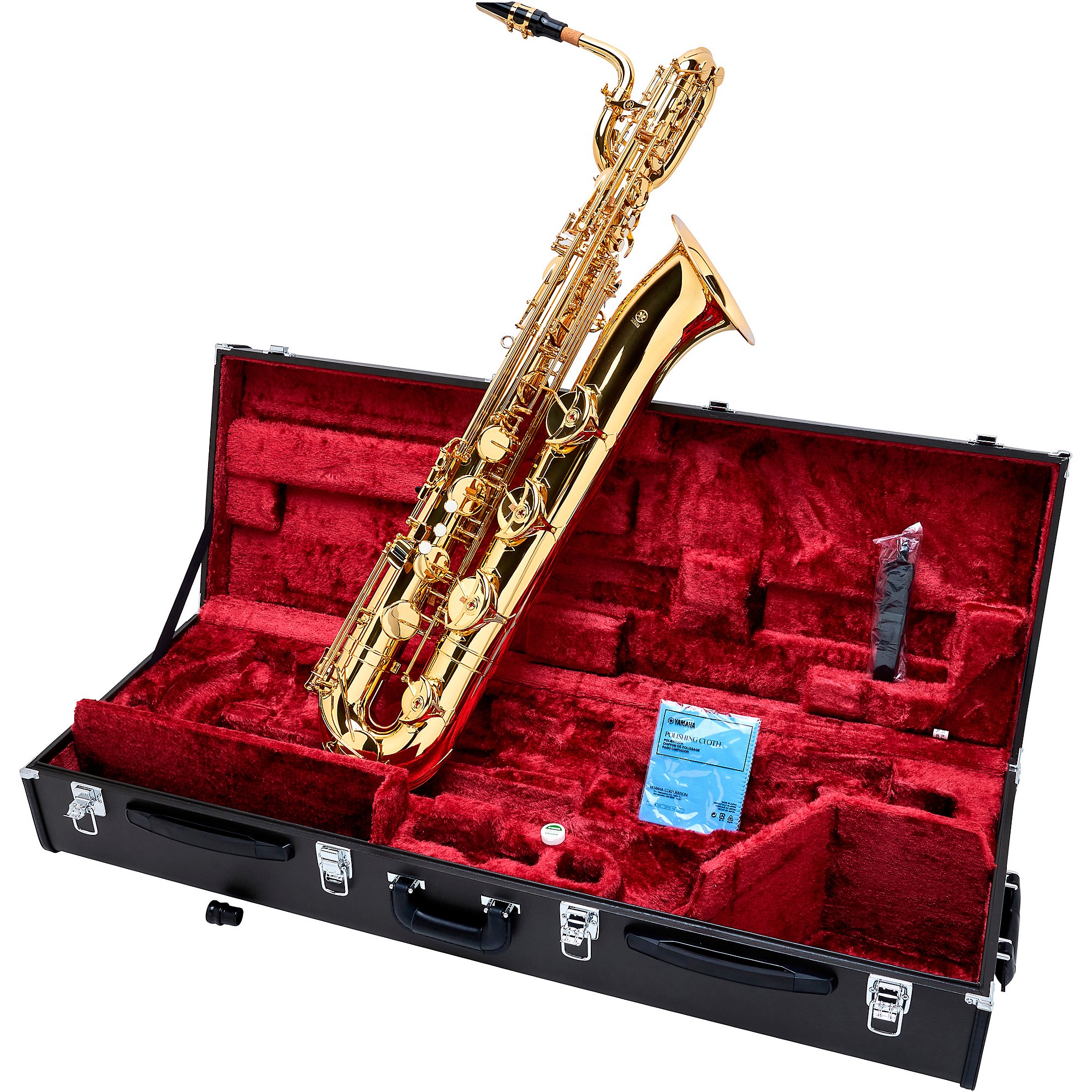 Open Box Yamaha YBS-480 Intermediate Eb Baritone Saxophone Gold