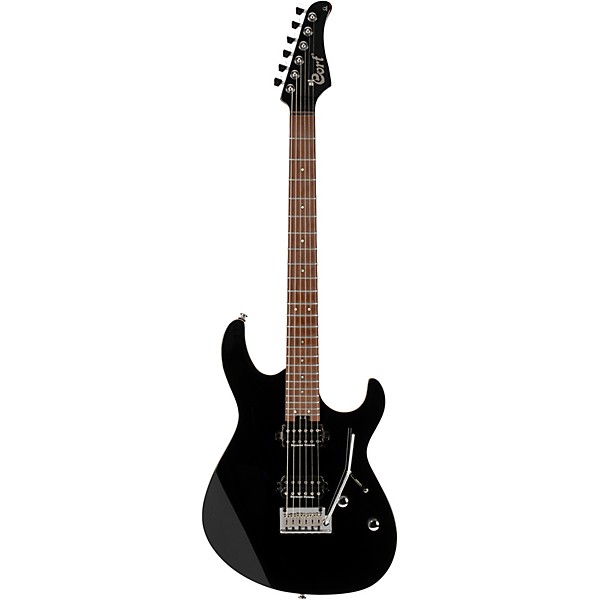 Cort G300 Pro Series Double Cutaway Electric Guitar Black Gloss