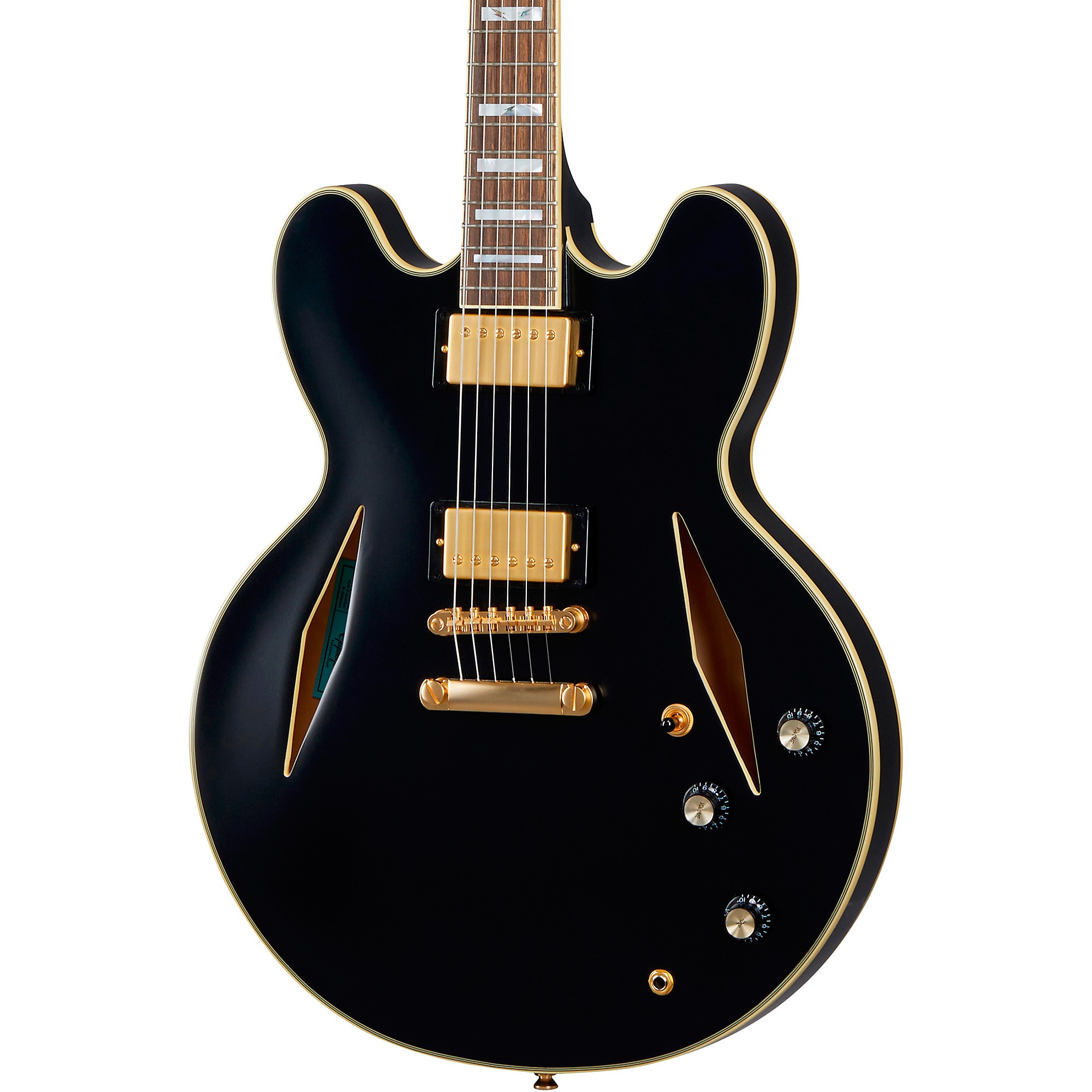 Epiphone Emily Wolfe Sheraton Stealth Semi-Hollow Electric Guitar