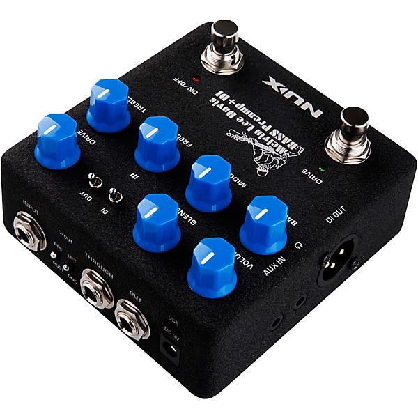 NUX Melvin Lee Davis Bass Preamp + DI Pedal Black | Guitar Center