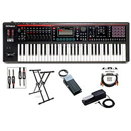 Roland FANTOM-06 Synthesizer With KS-20X, DP-10 and EV-5, Plus