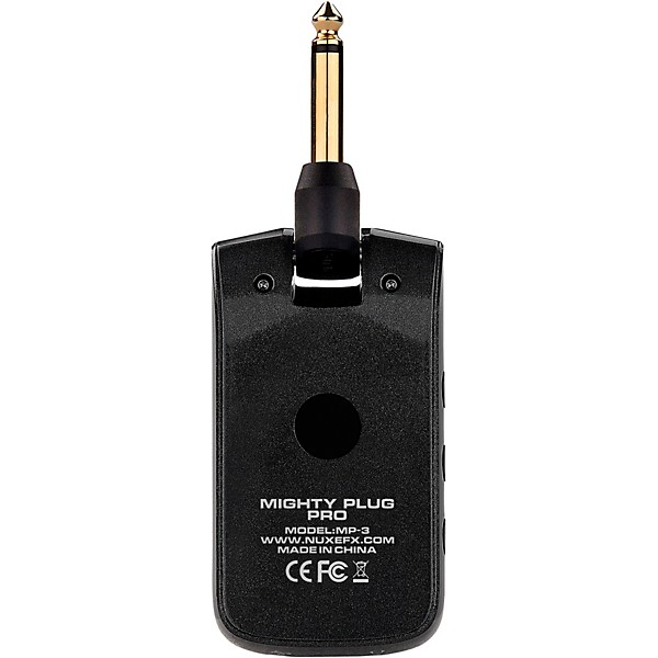 NUX Mighty Plug Pro Guitar & Bass Modeling Headphone Amp With