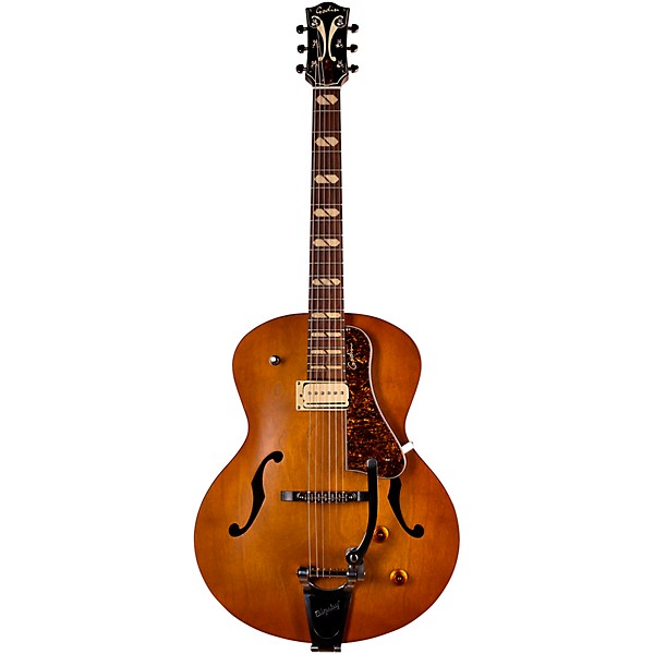 Godin 5th Avenue Jumbo P-Rail Hollowbody Electric Guitar Harvest