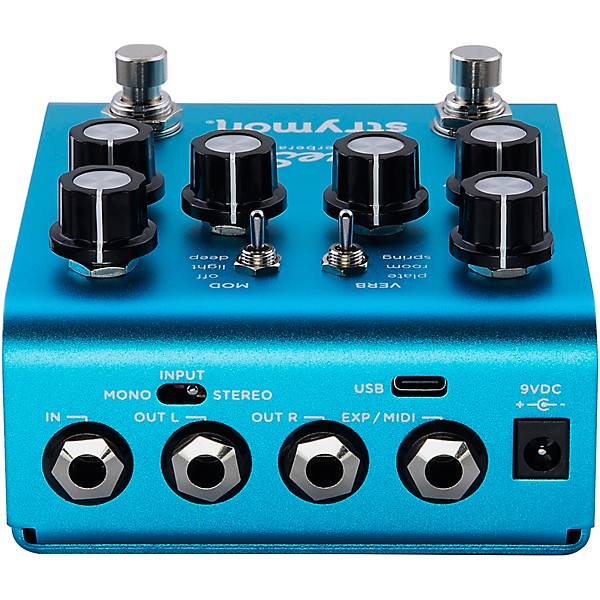 Strymon blueSky V2 Reverberator Effects Pedal Blue | Guitar Center