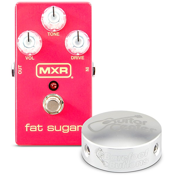 MXR Fat Sugar Drive Effects Pedal With Free Barefoot Buttons V1