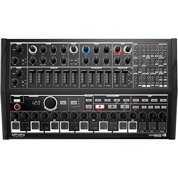 Arturia MiniBrute 2S Analog Desktop Synthesizer/Sequencer Noir