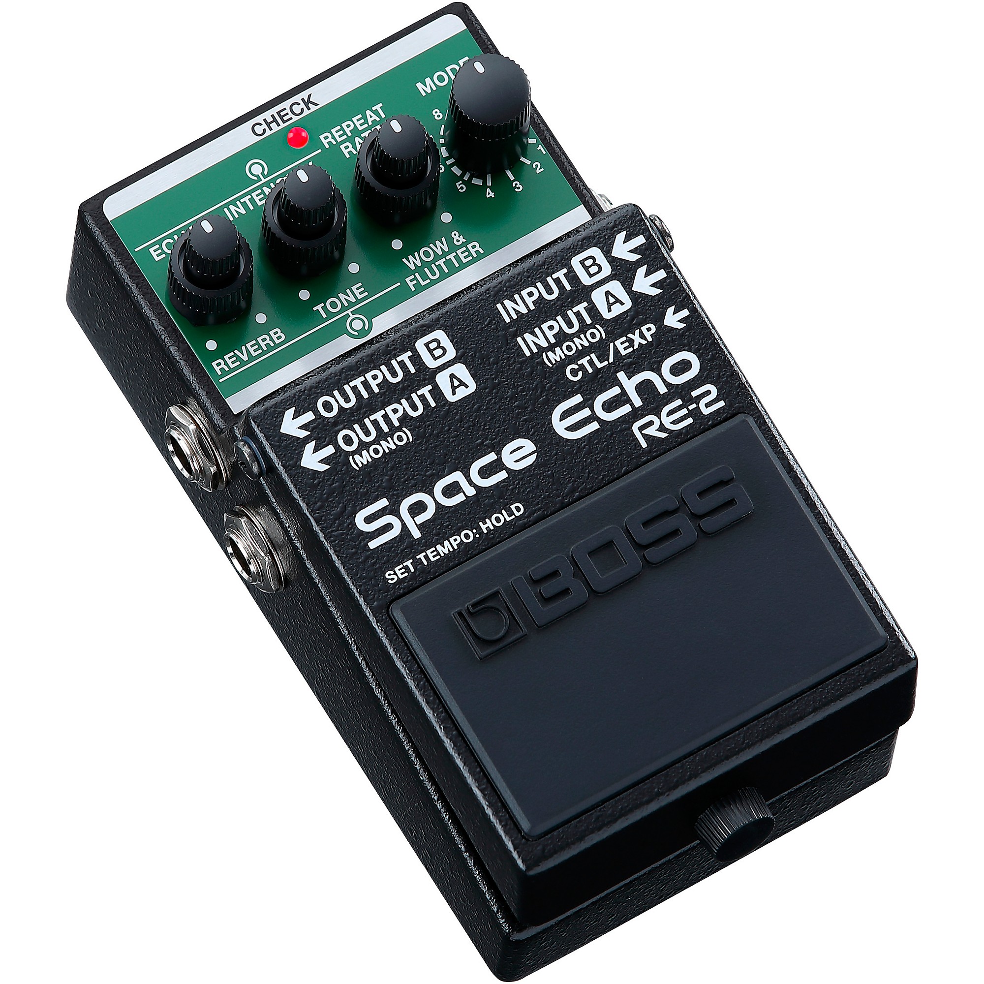BOSS RE-2 Space Echo Effects Pedal Black | Guitar Center
