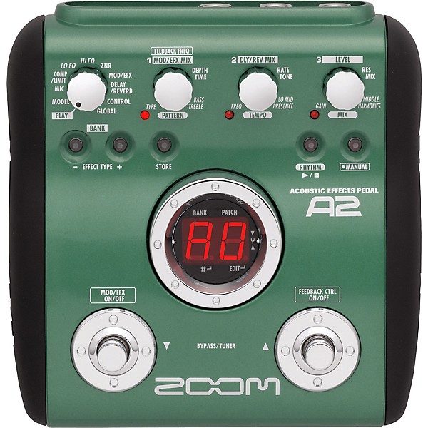 Zoom A2 Acoustic Guitar Multi-Effects Pedal | Guitar Center