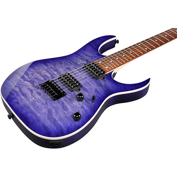 Ibanez RG421QM Quilted Maple Top Electric Guitar Cerulean Blue
