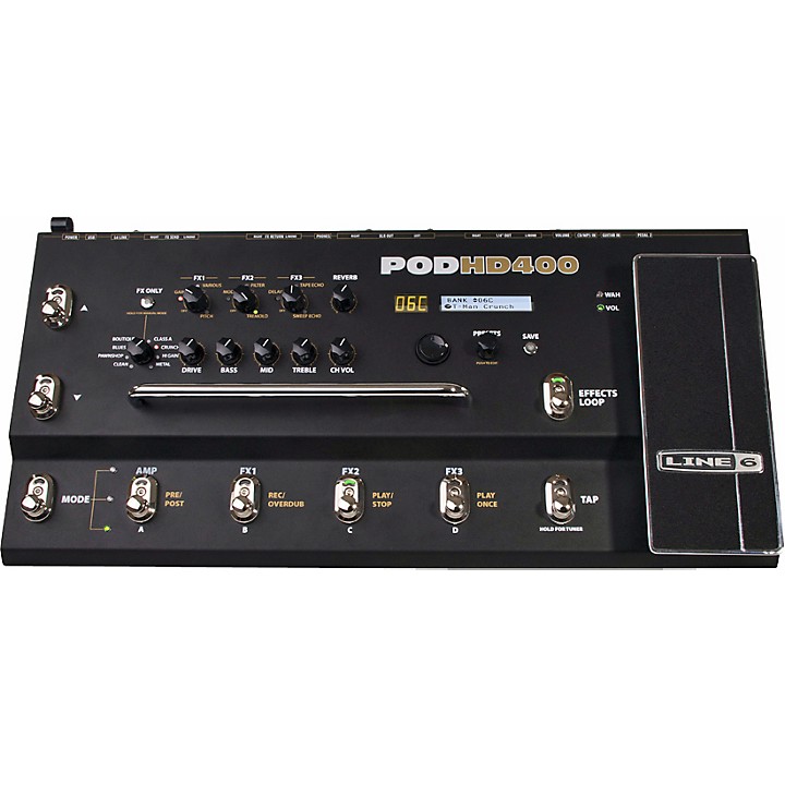 Line 6 POD HD400 Guitar Multi-Effects Processor | Guitar Center