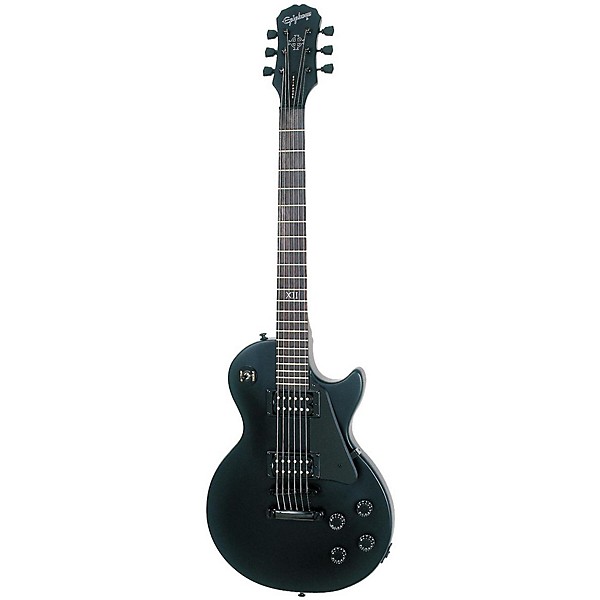 Open Box Epiphone Goth Les Paul Studio Electric Guitar Black