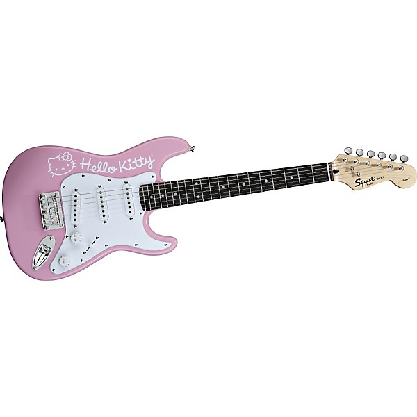 ギター Squier by Fender Hello Kitty Mini Strat 512078000218000-00