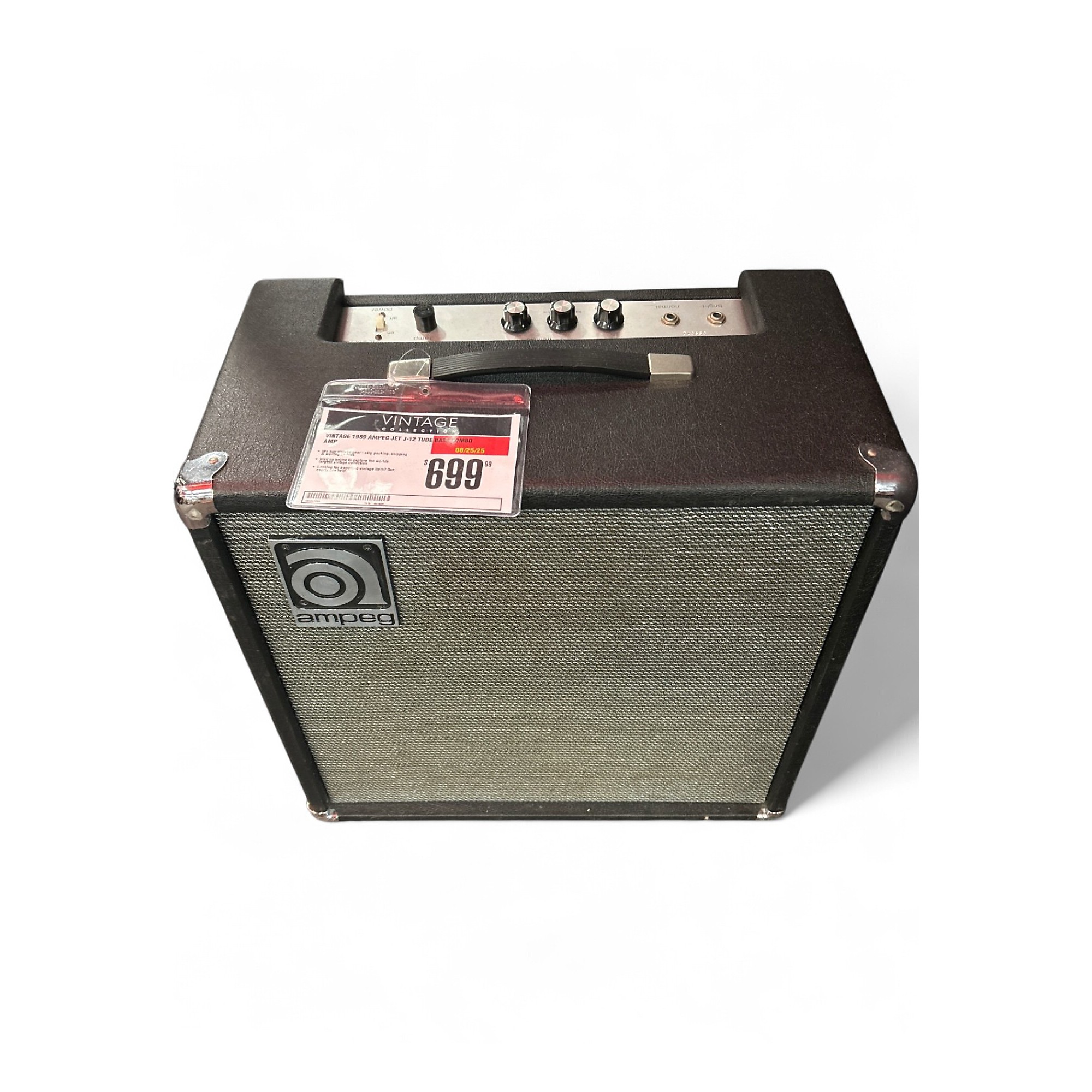 Vintage 1969 Ampeg JET J-12 Tube Bass Combo Amp | Guitar Center