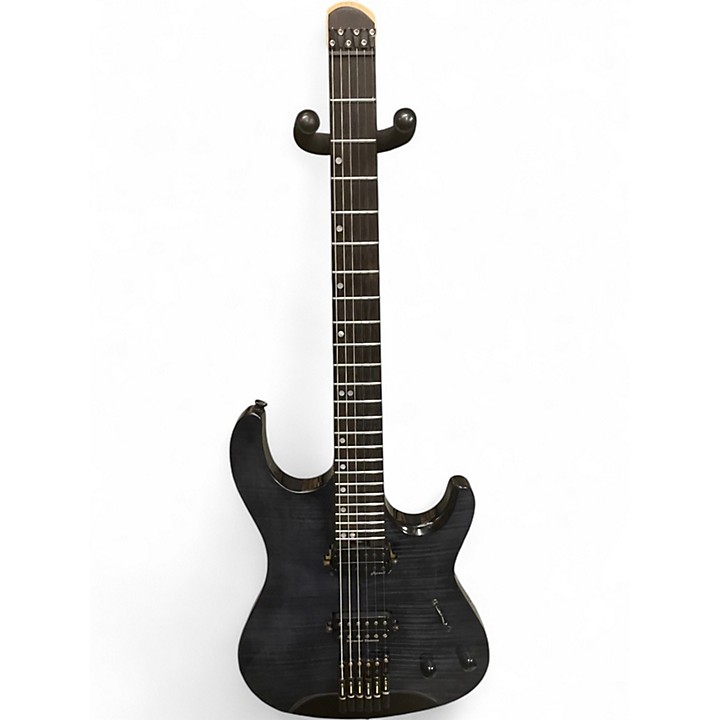 Used Harley Benton Dullahan-AT 24 Transparent Black Solid Body