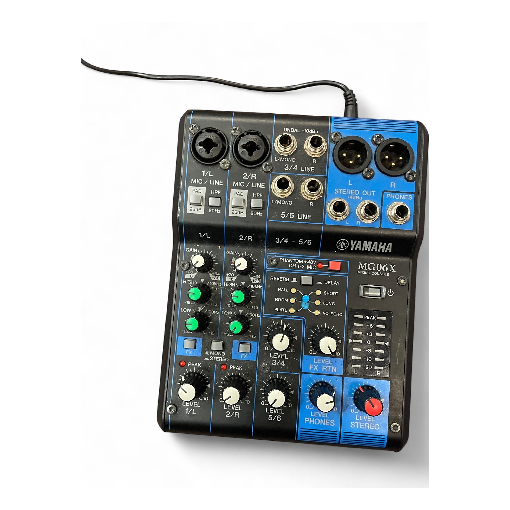 YAMAHA MG06X ミキサー(説明書/箱(破れあり)付き) YAMAHA MG06X