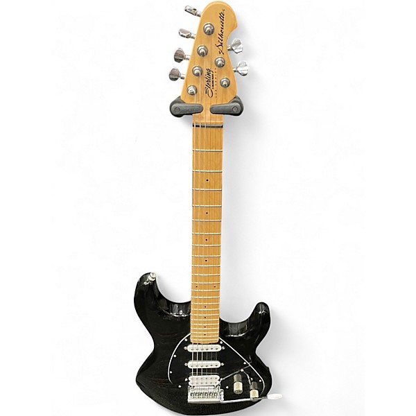 Used Sterling by Music Man Sub Silo 3 Black Solid Body Electric