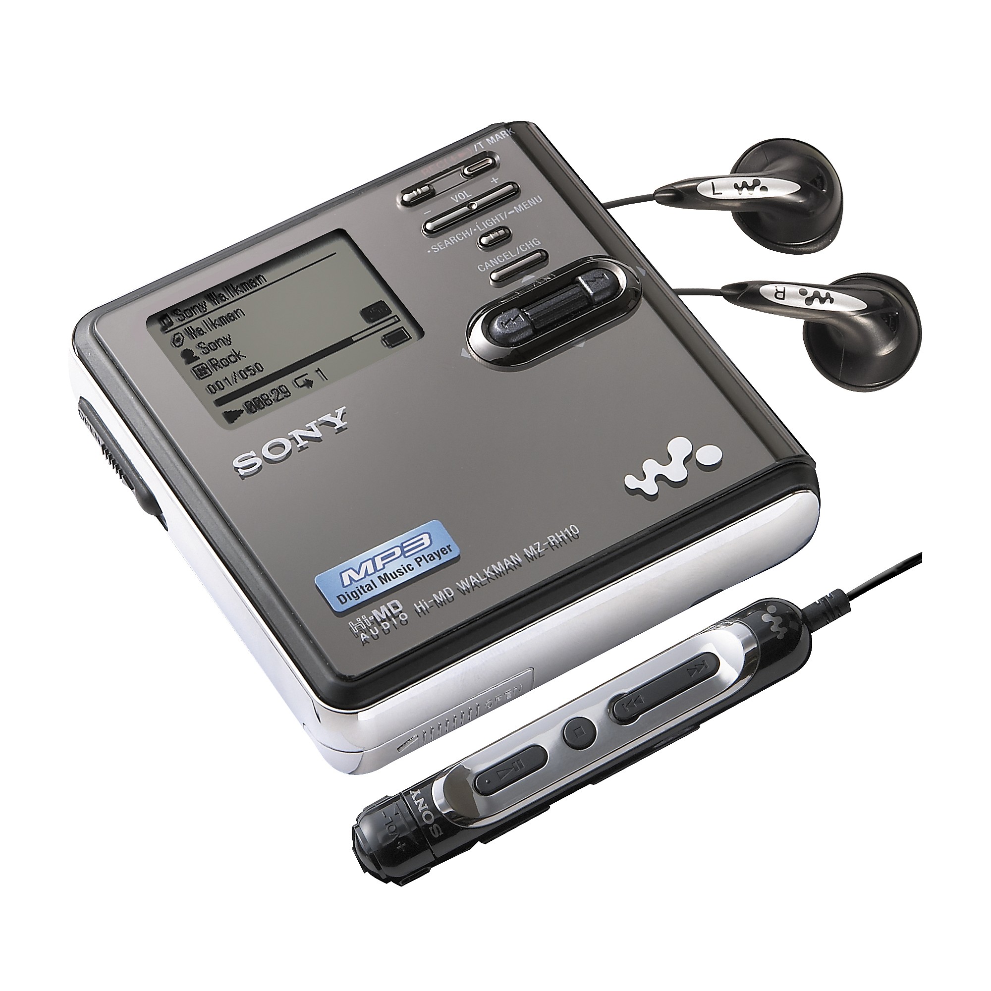 ソニー 希少 MDプレーヤー動作未確認 MZ-RH10 ソニー シルバー 希少 MD