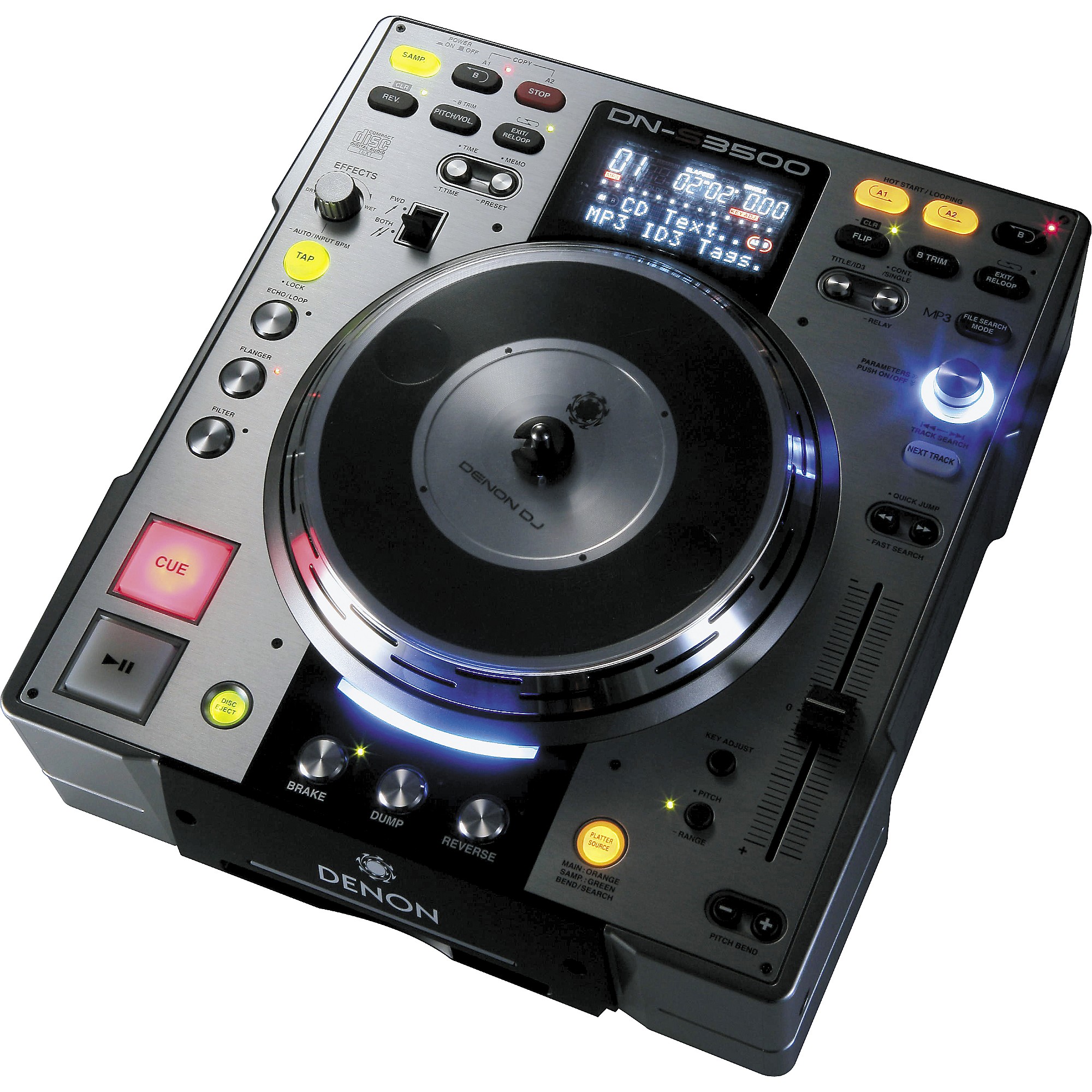 Open Box Denon DJ DN-S3500 Professional Direct Drive CD/MP3 Player