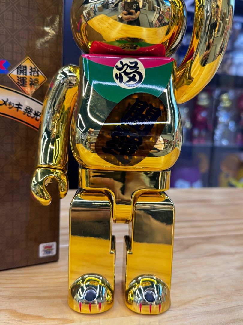 BE@RBRICK 招き猫 開運 銀×千万両 金 1000％ BE@RBRICK 招き猫 開運