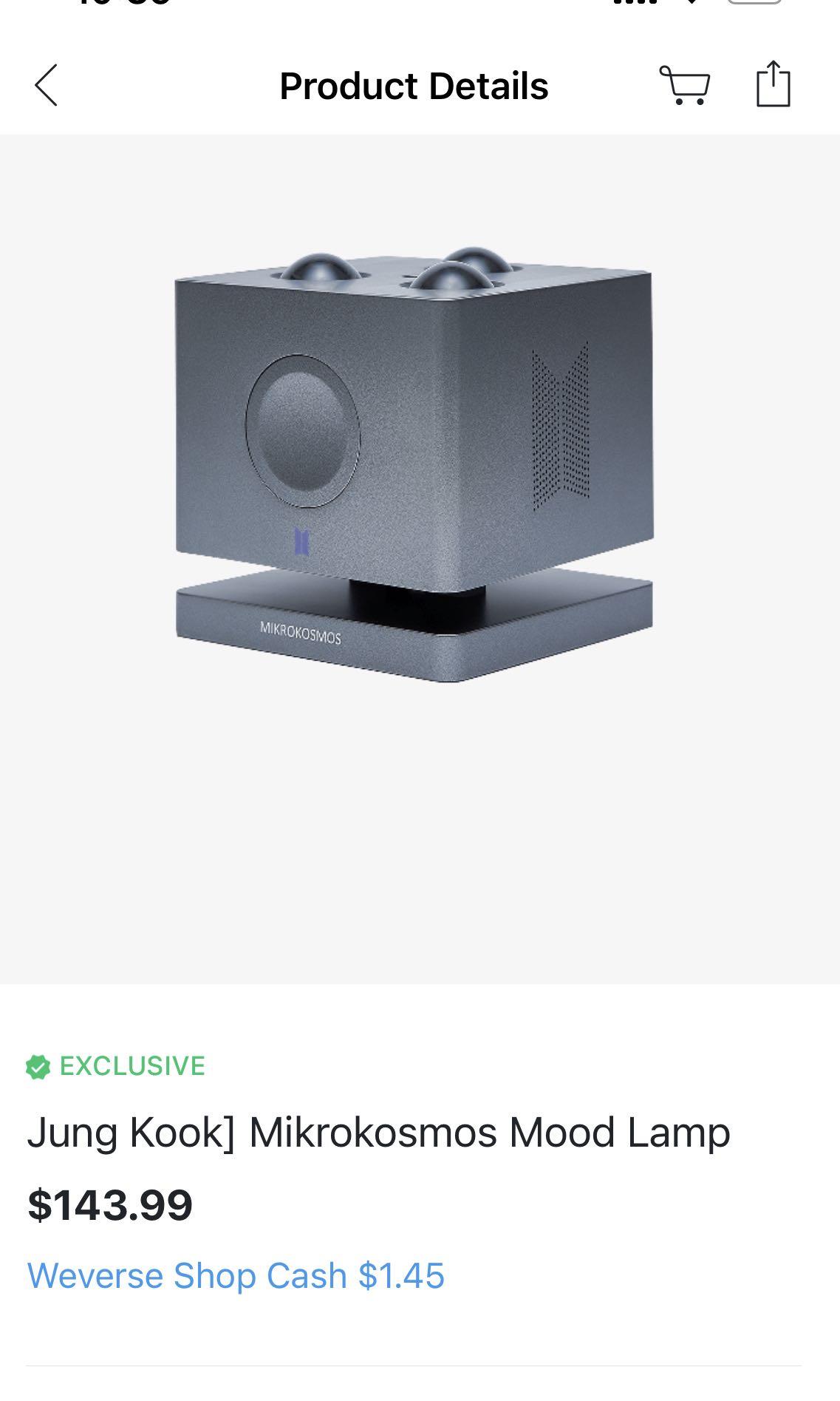 専用】BTS MOOD LAMP ジョングク スピーカー ジョングク スピーカー