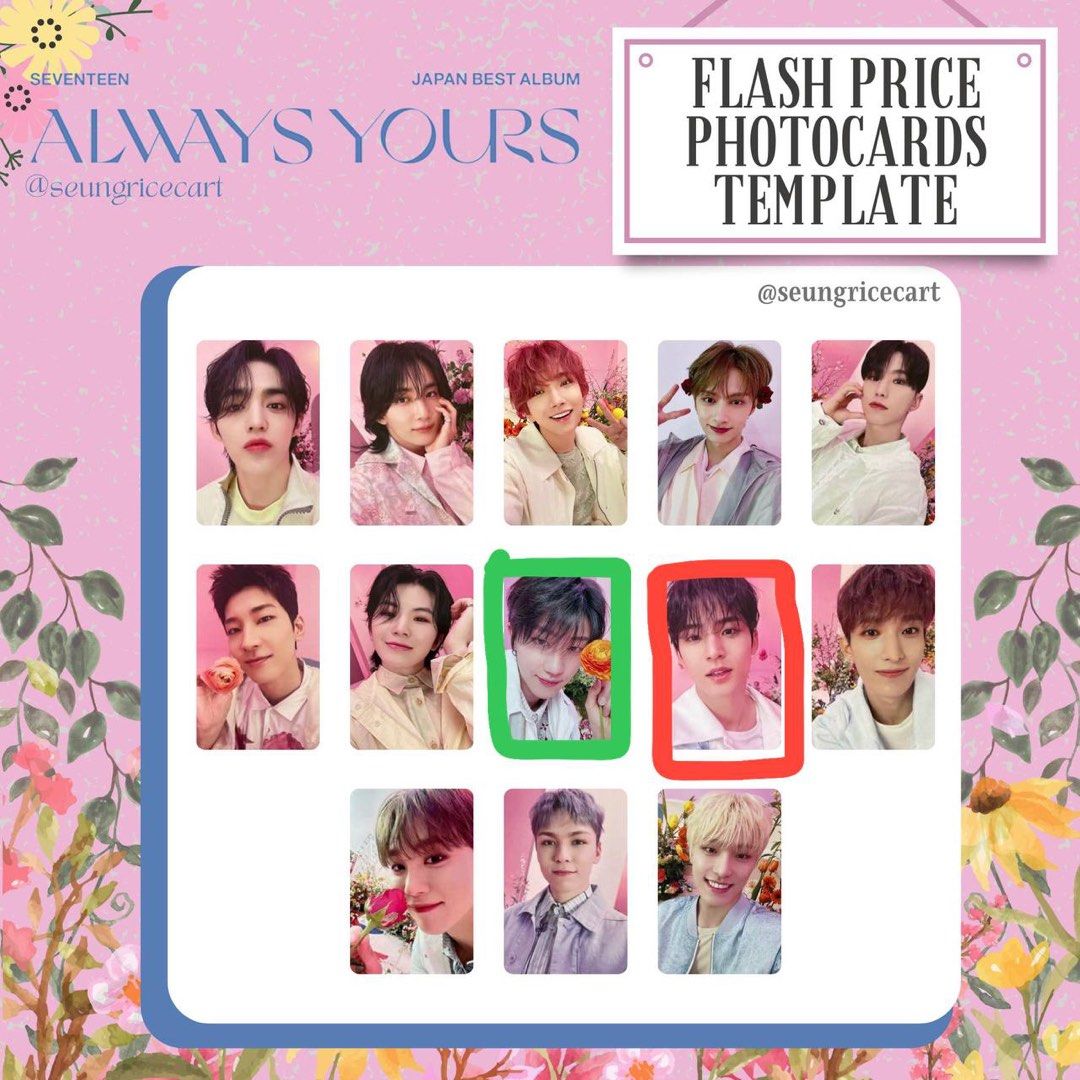 SEVENTEEN Always Yours Ums Ver Scoups Photocard WTT SVT ALWAYS