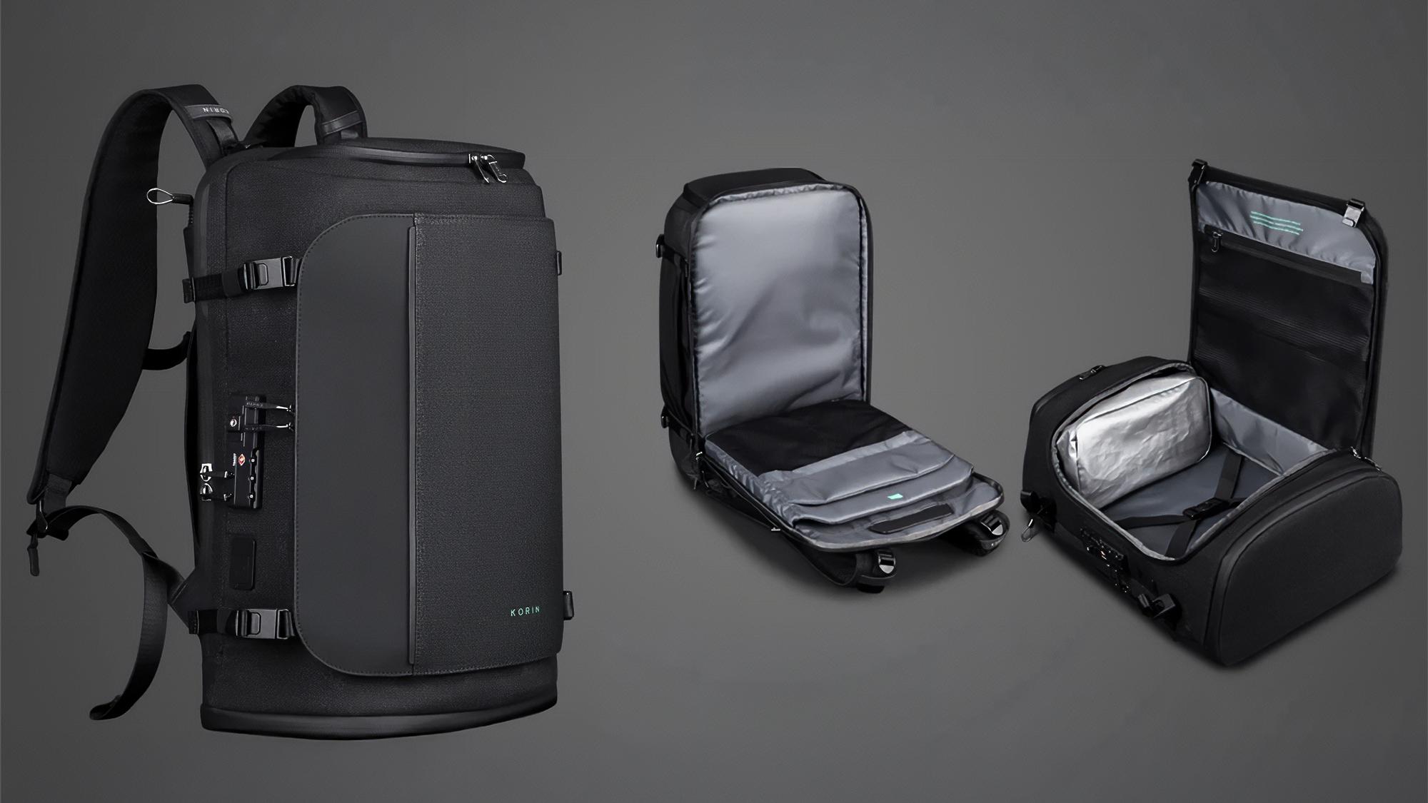 スーツケースだと大きすぎ。それなら強力セキュリティなトラベルバック