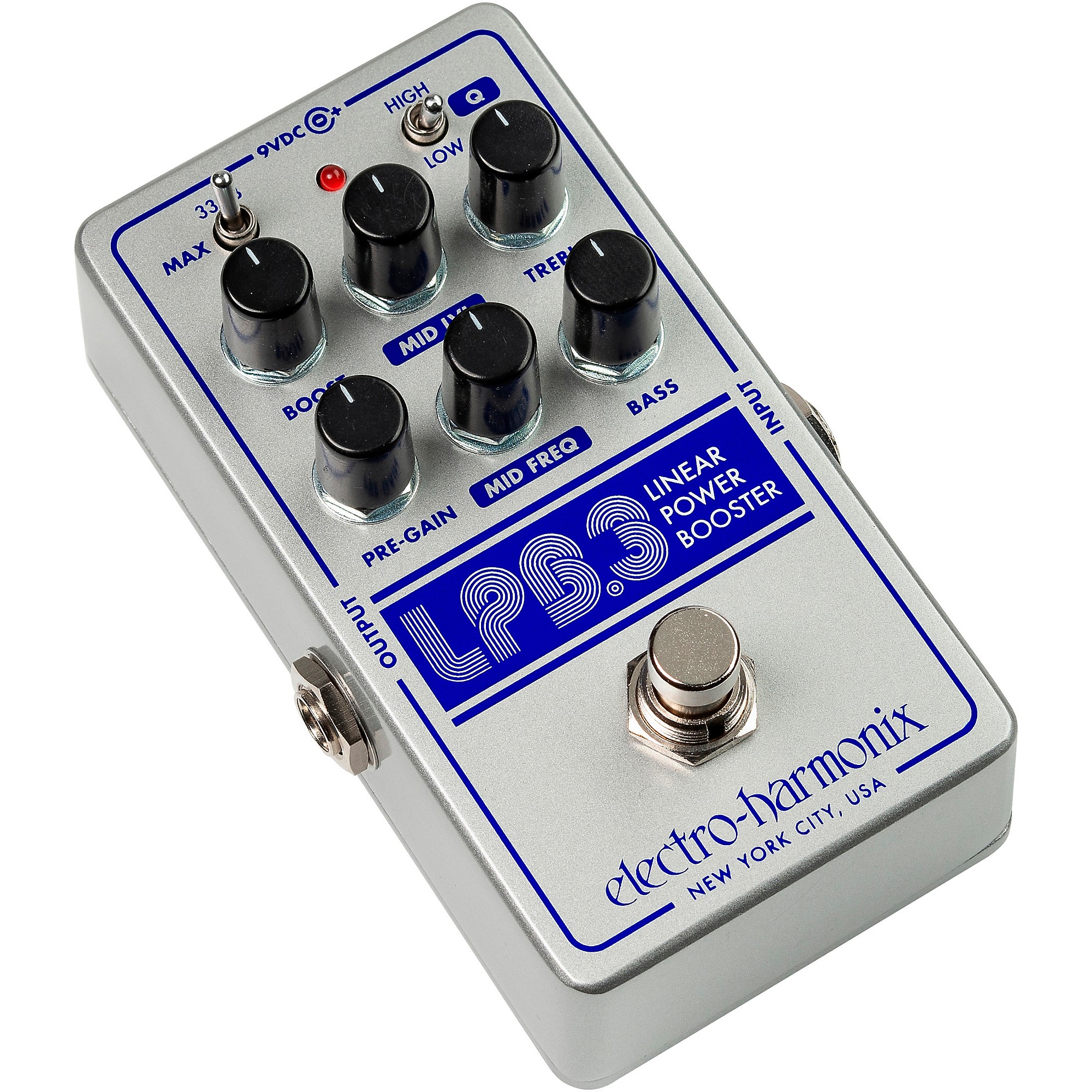 Electro-Harmonix LPB-3 Linear Power Booster & EQ Effect Pedal