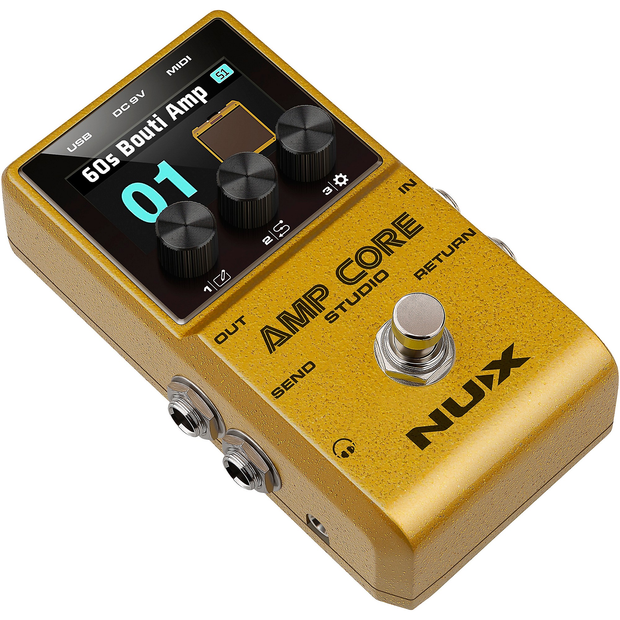 NUX Amp Core Studio Amp Modeling Pedal | Music & Arts