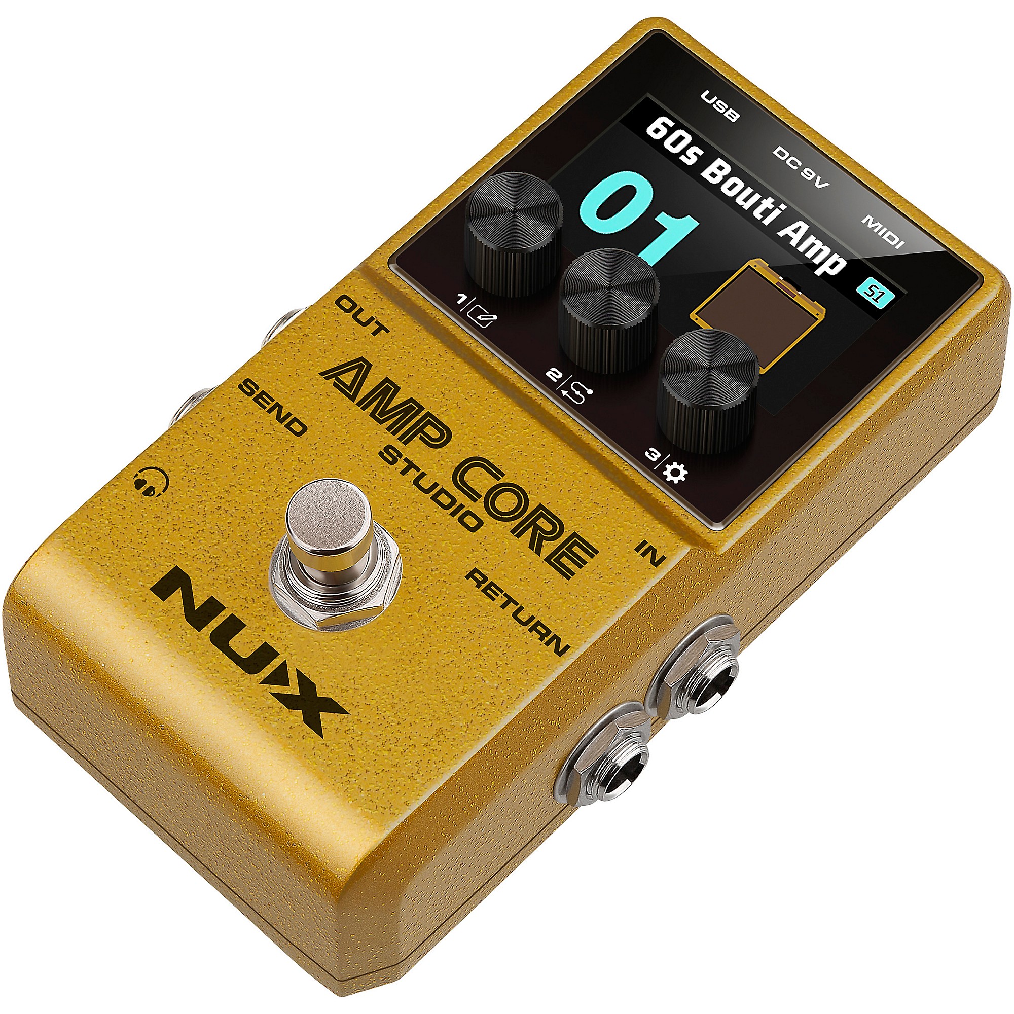 NUX Amp Core Studio Amp Modeling Pedal | Music & Arts