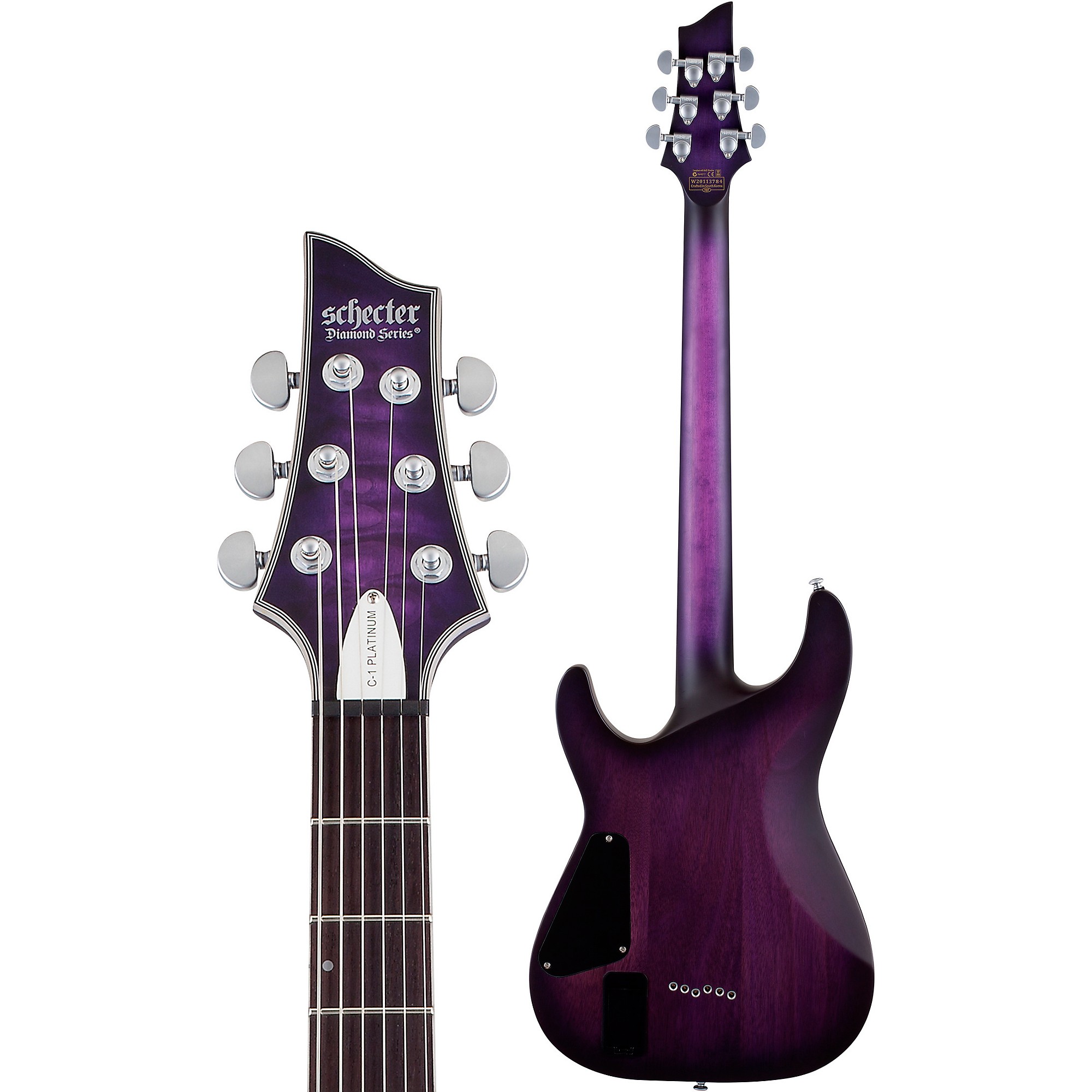 Schecter Diamond Series エレキギター パープル Schecter Diamond