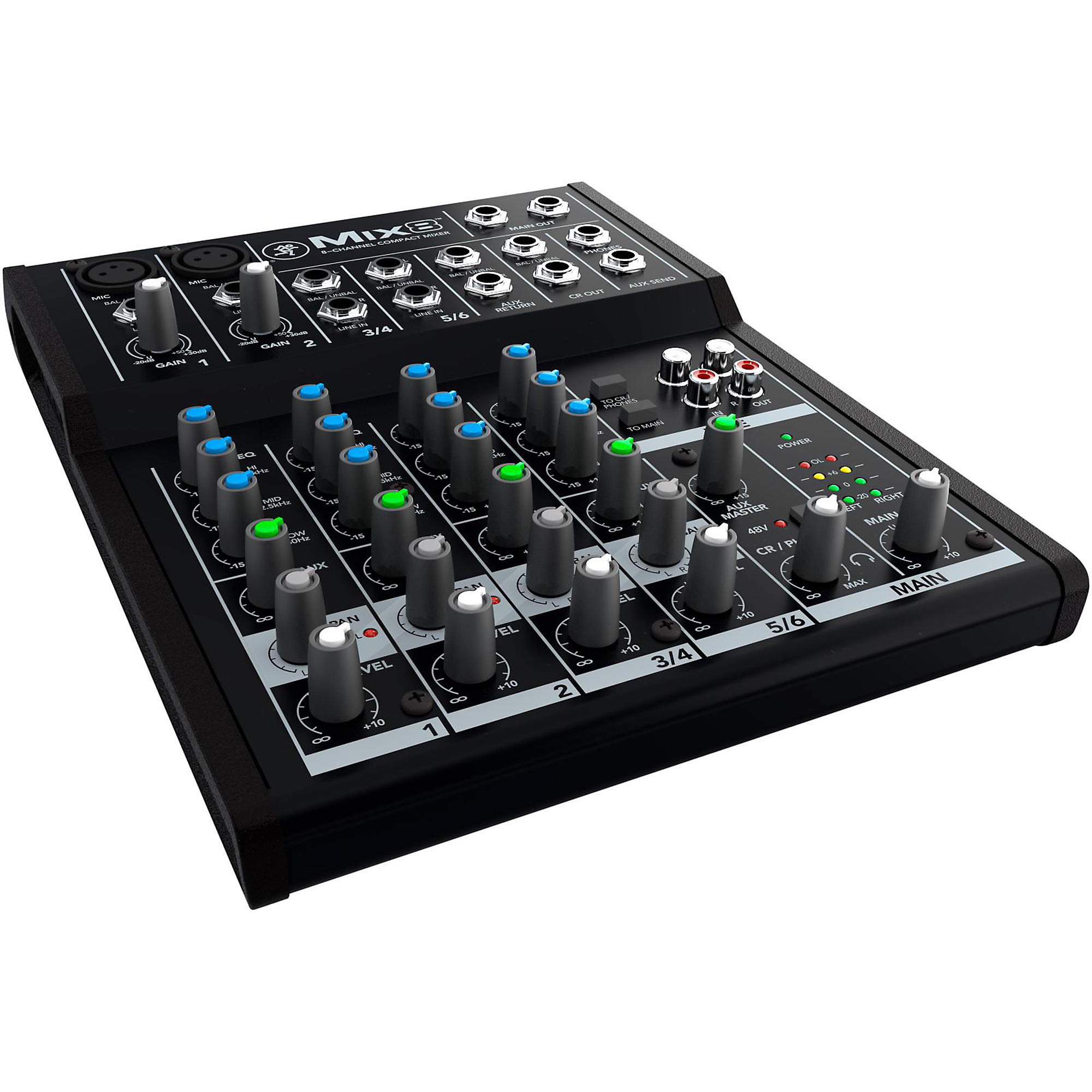 Mackie Mix8 8-Channel Compact Mixer | Music & Arts