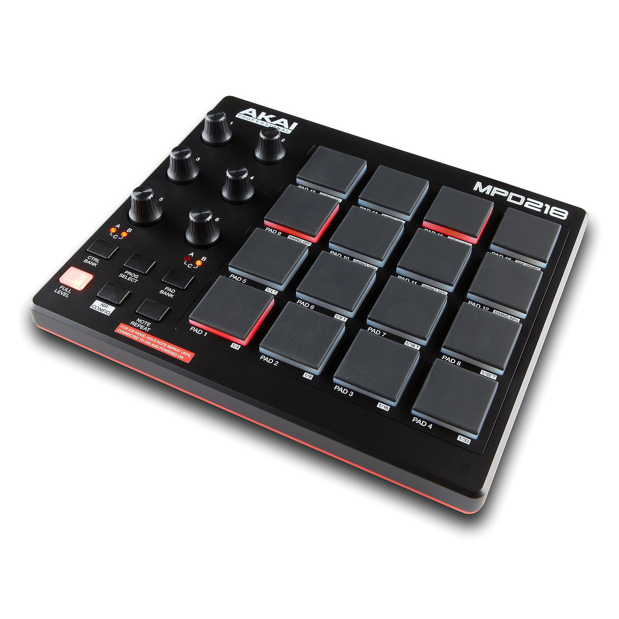 Akai Professional MPD218 Pad Controller | Music & Arts