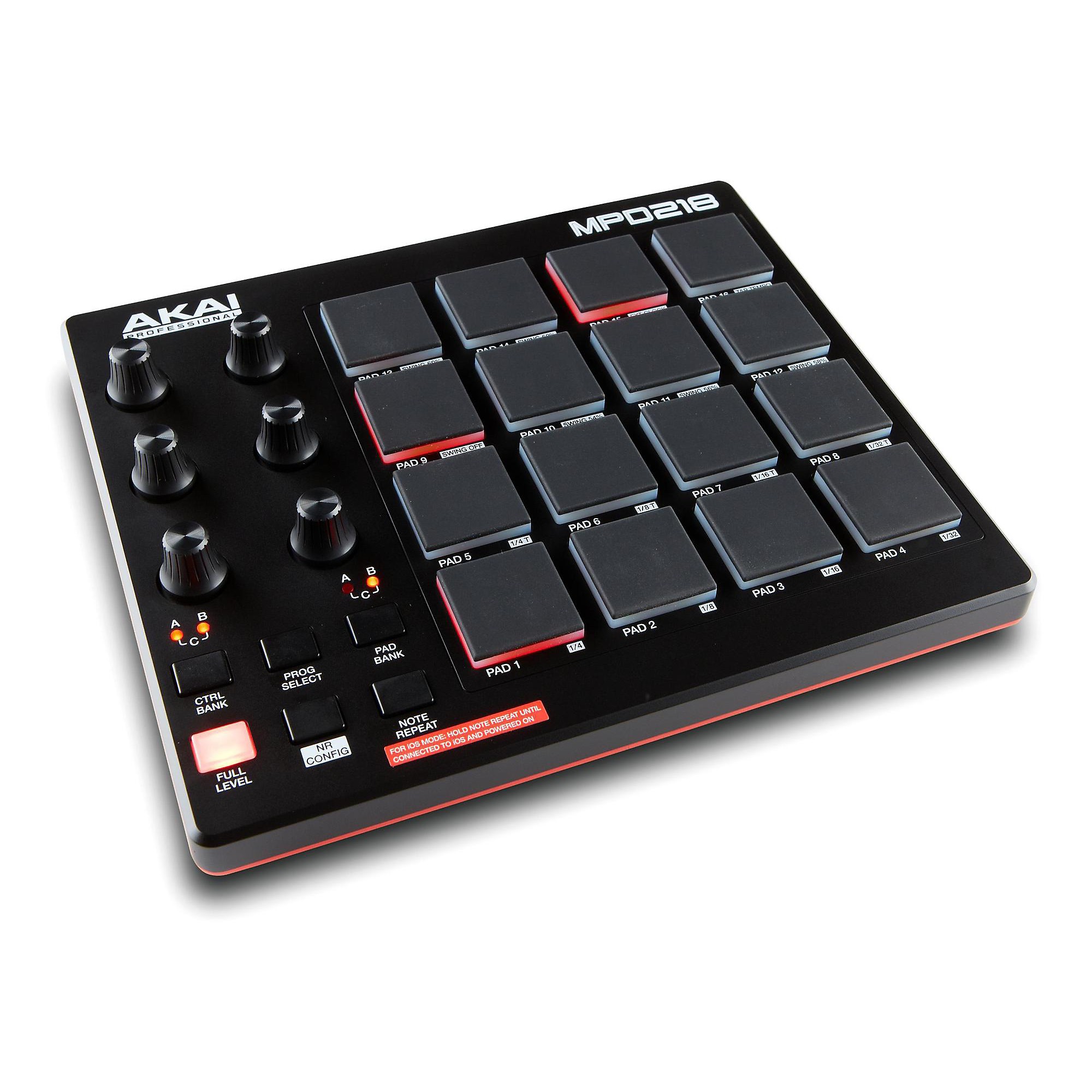 Akai Professional MPD218 Pad Controller | Music & Arts