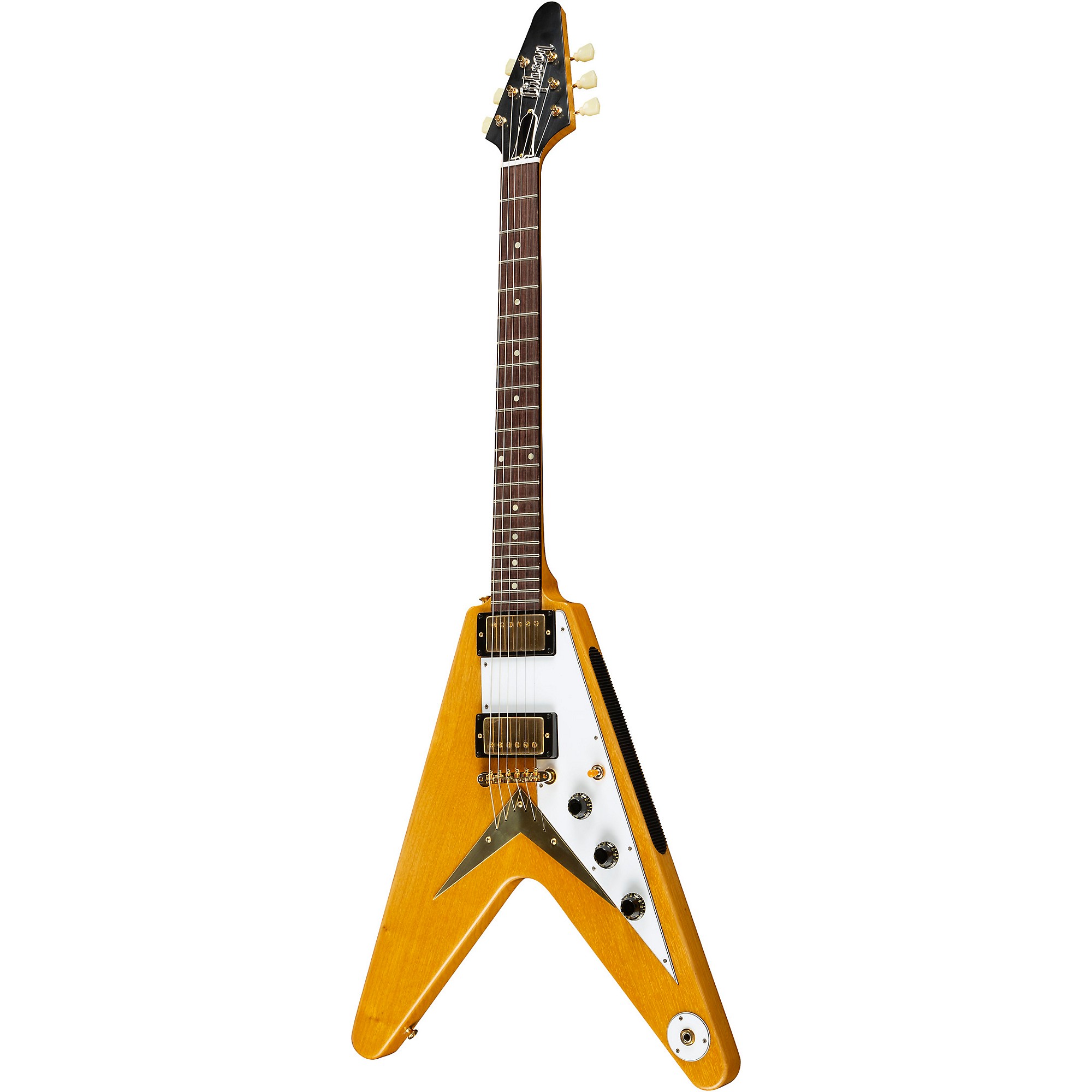 Gibson レイズドロゴ レプリカ 1958 Korina Flying V Gibson