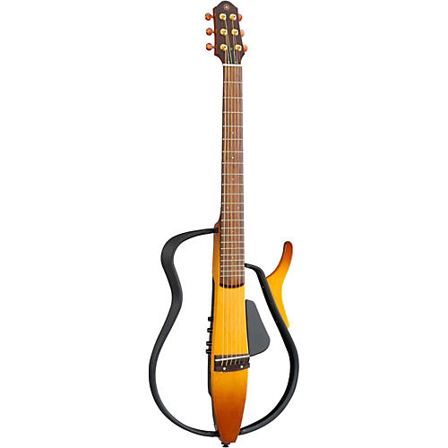 Yamaha SLG110S Steel String Silent Guitar Tobacco Sunburst