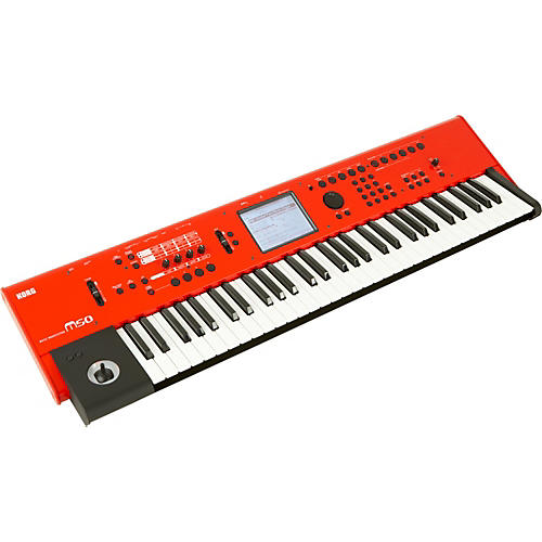 KORG M50 61-Key Workstation - Limited Edition Red | Musician's Friend