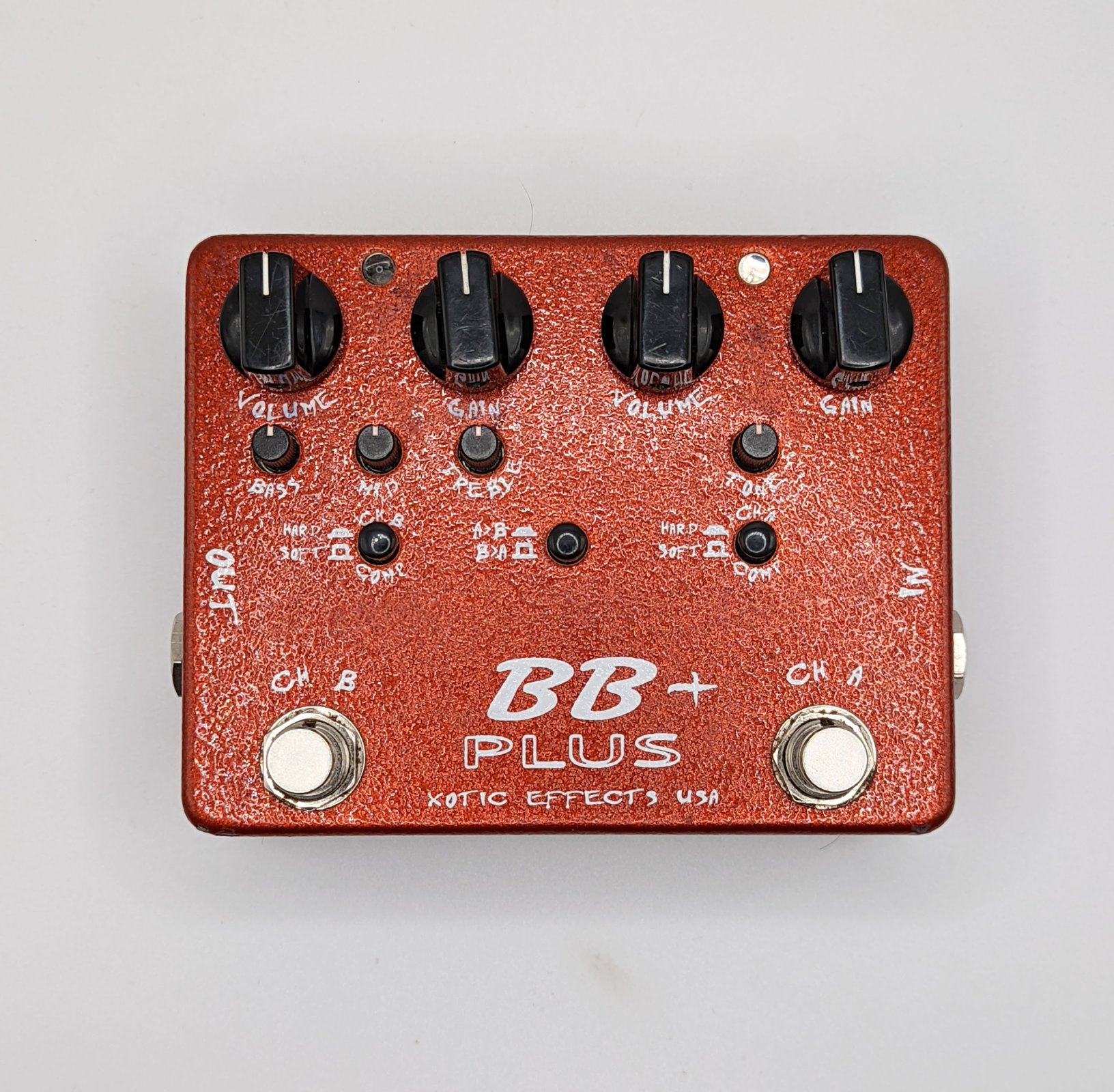 exotic EFFECTS BB+ PLUS 要写真確認 XOTIC BB PreAmp【現物画像