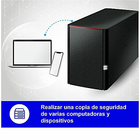 Buffalo LinkStation 220 12TB Private Cloud Storage NAS with Hard