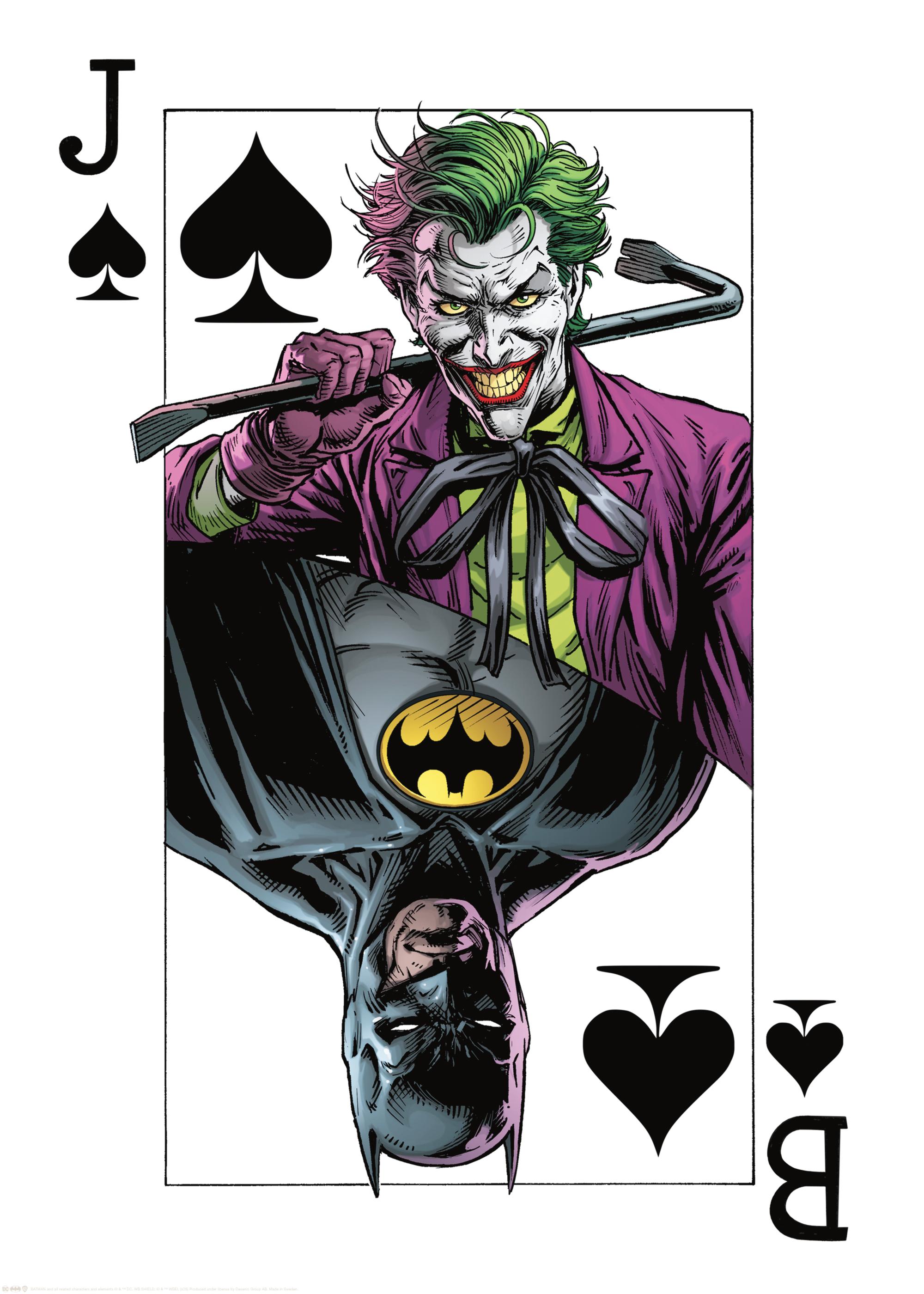 The Joker™ vs Batman コミックアートポスター | Poster Store JP