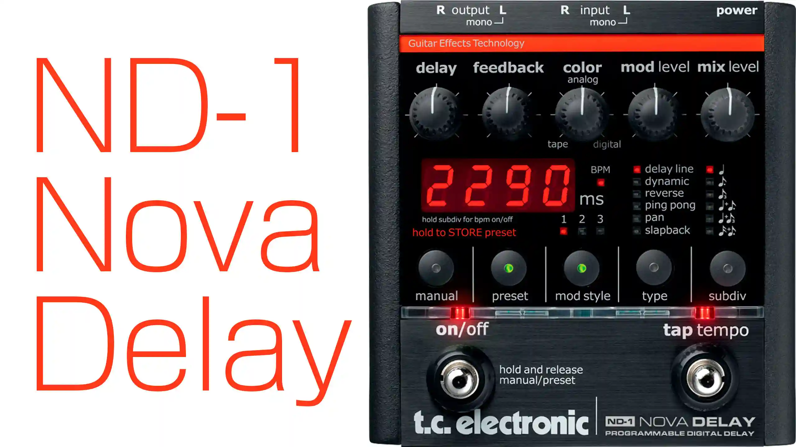 T.C. Electronic 【傷あり】TC electronic nova delay ディレイ エレキ