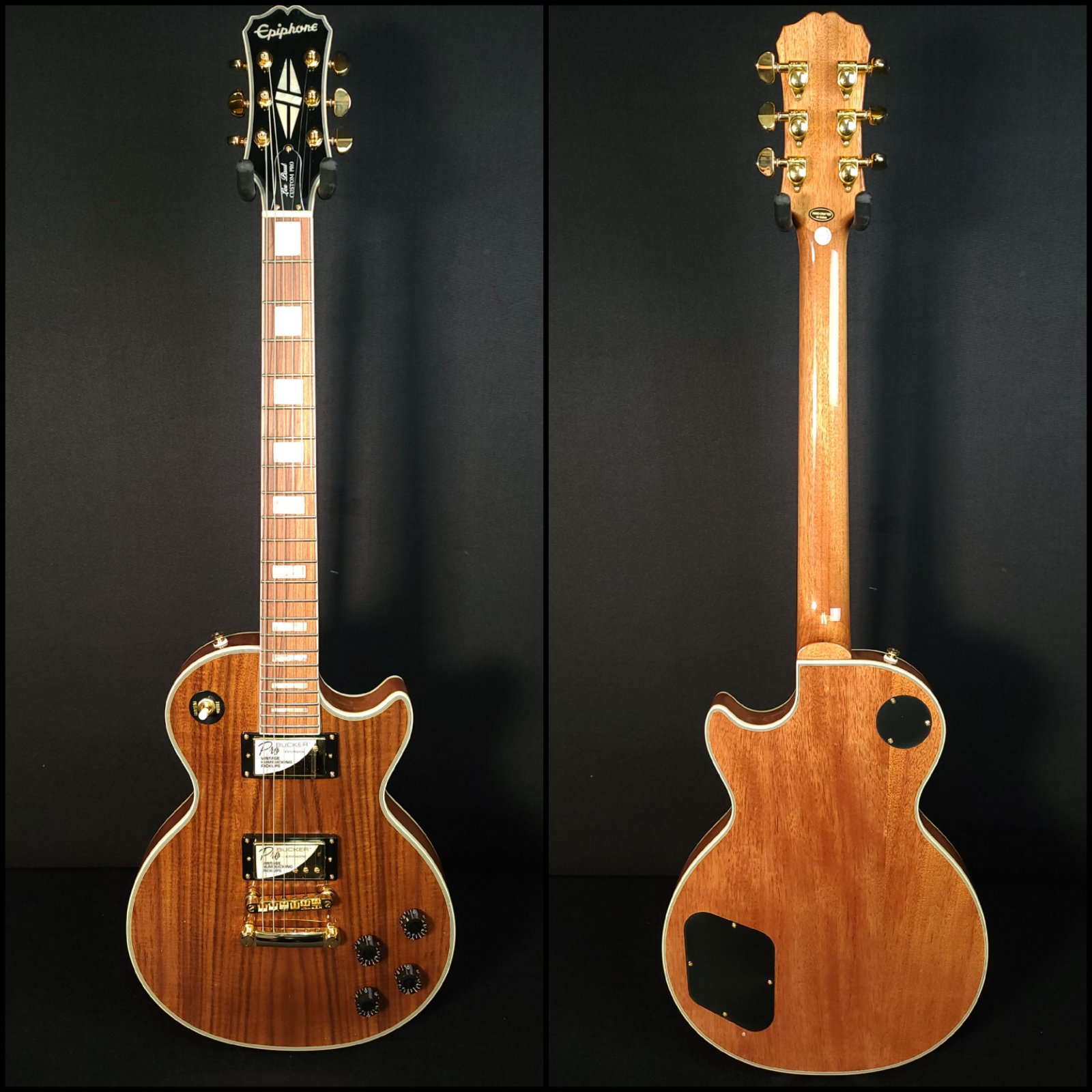 Epiphone Les Paul Custom Pro Koa Limited Edition Electric Guitar