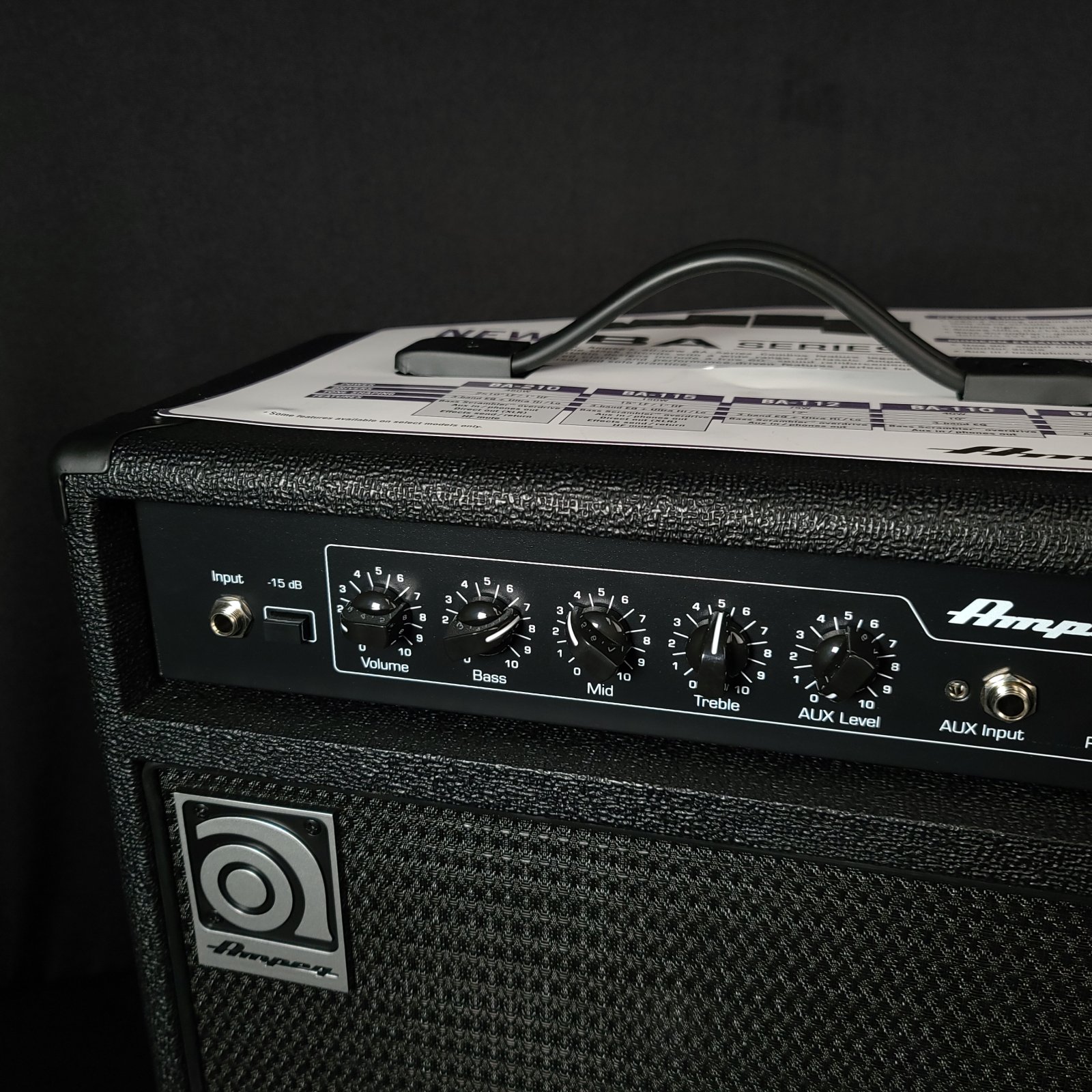 Ampeg BA-108 V2 20 Watt Bass Combo Amp - 614252307628