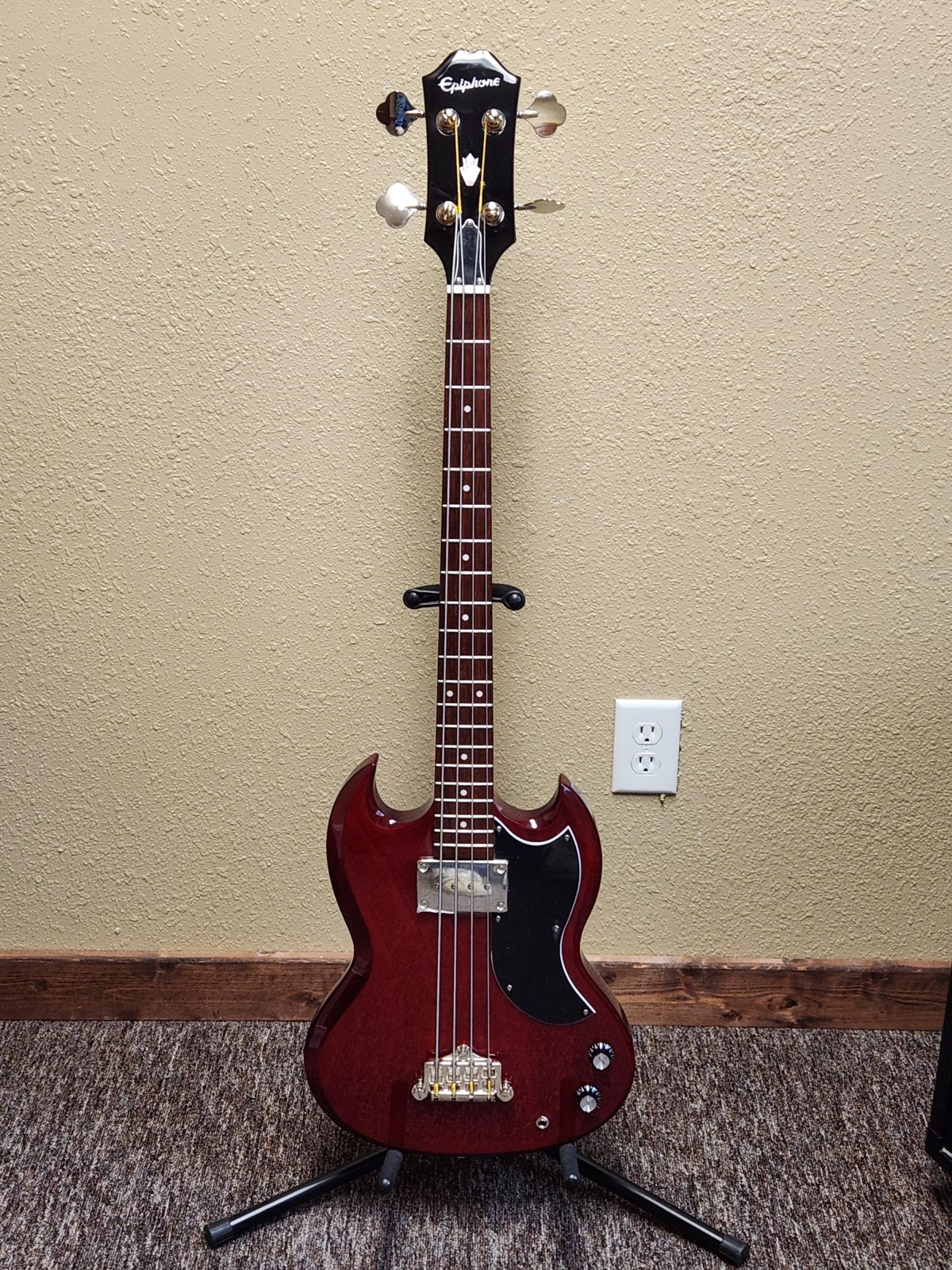 エピフォン Epiphone EB-0 SGベース ケース付き